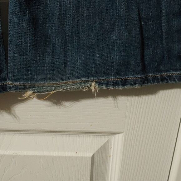 Banana Republic Factory flare wide leg jeans Sz 2R - Picture 7 of 10